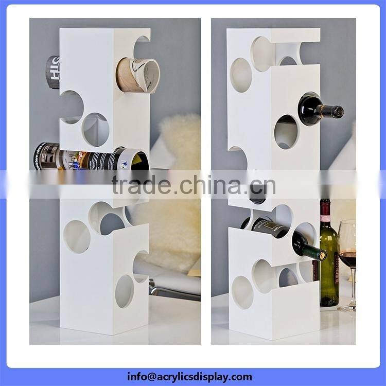 The Newest Crazy Selling acrylic plastic wine display rack
