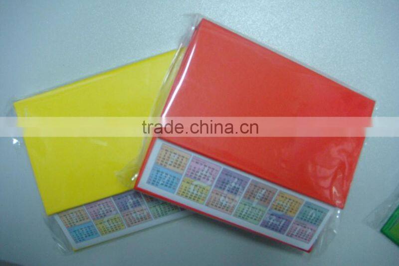 Slope memo pad ,hard cover memo pad
