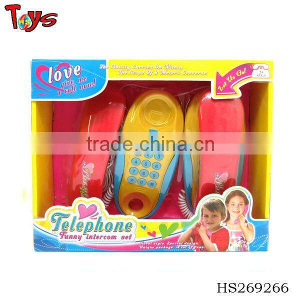 Kids Plastic intercom phone toys