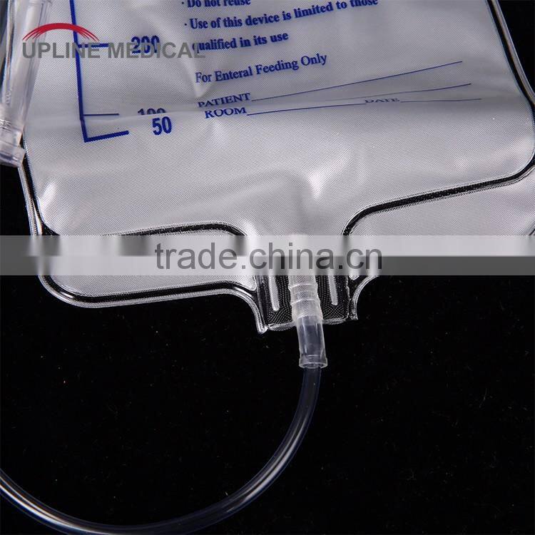 Enteral feeding bag set