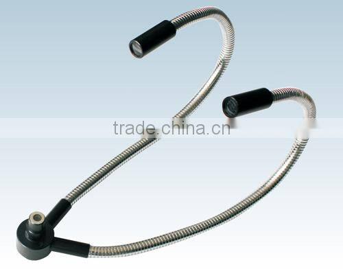 Two branches Guide Light Optical Fiber, Guide Light From Light Source, Two Lighting Point