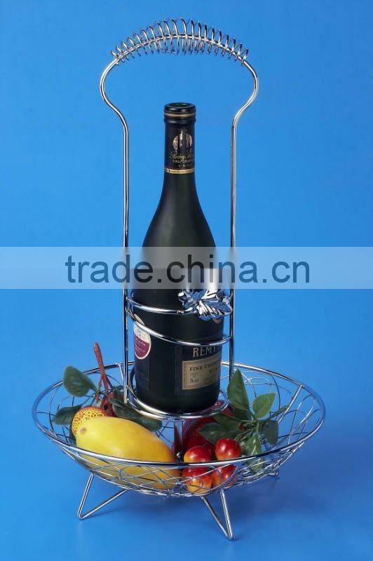 2010 Hot Sale Chrome Wire Wine Rack