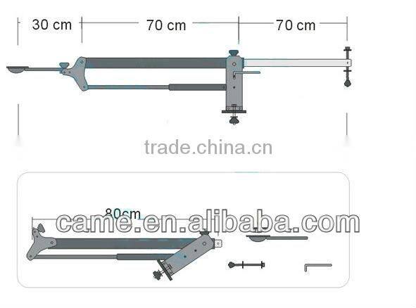 Mini Video Camera Crane Jibs Boom With Pan Head and Tripod head pan head