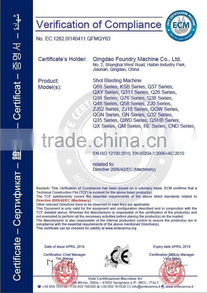 Hot Sale Steel Bar Automatic Blast Machine/Stainless Steel Coil Polishing Line