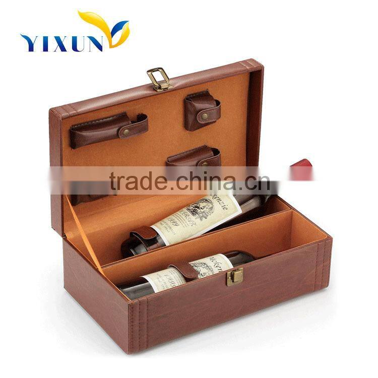Handmade pine wood wine boxes/wine packaging box