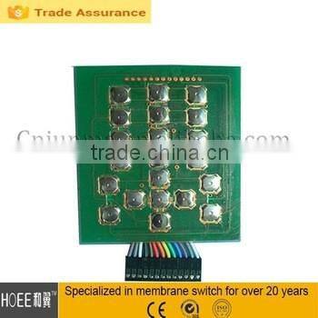 custom new type embossed button membrane switch