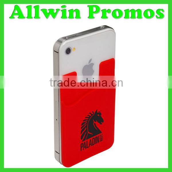 Promotional Silicone Smart Card Wallet 3M Sticky