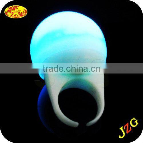 13years factory supply finger ring flashing led light party decor cheap promotional gift plastic led light finger ring