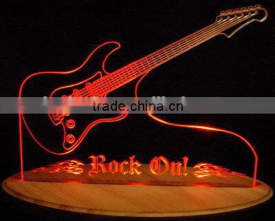 Acrylic Sleepy Light 9.25''x6.3''x9.25'' / Acrylic Lighted Edge Lit LED