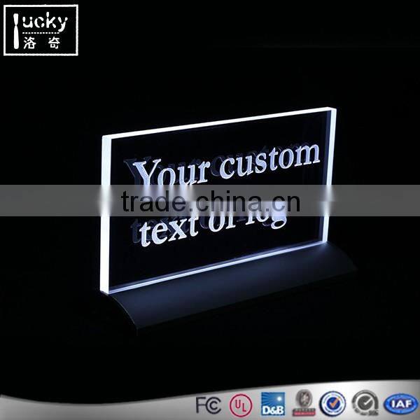 Available custom size Illumination led house/office sign plaque