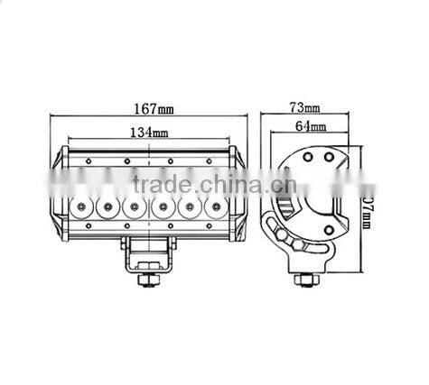 Factory Hot selling 7 Inch 36W off road LED Light Bar