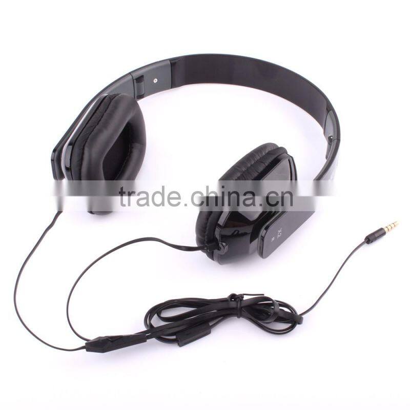 SUPER BASS 3.5MM PLUG STEREO HEADPHONES WITH CABLE MICROPHONE CONTROL
