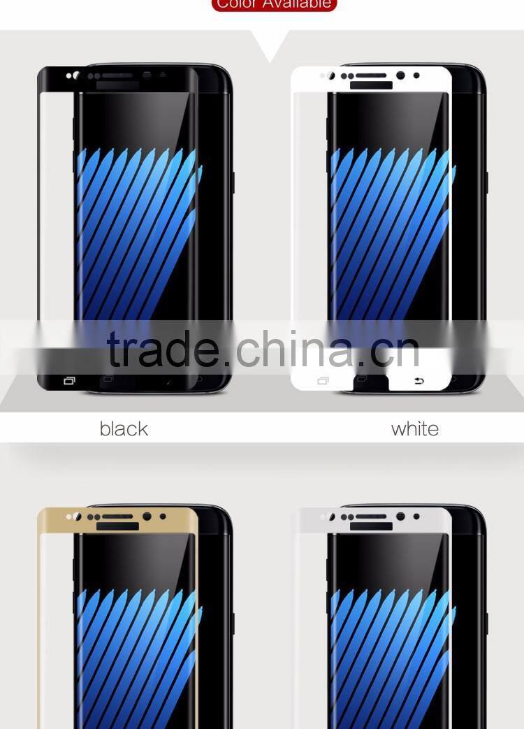 for Samsung Note 7 9H Hardness 3D Round edge Screen Protective Skin