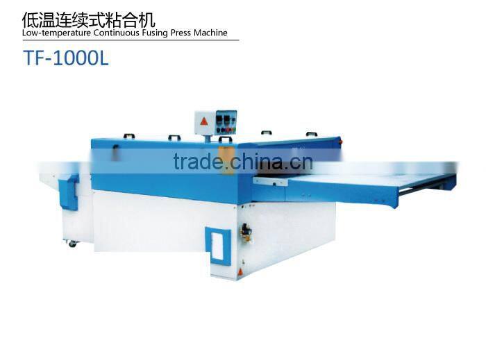 Low-Temperature Continuous Fusing Press Machine/heat fusing press machine garment machine for direct deal