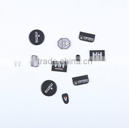 High Quality Customized PVC Rubber Silicone Label Patch For Bag