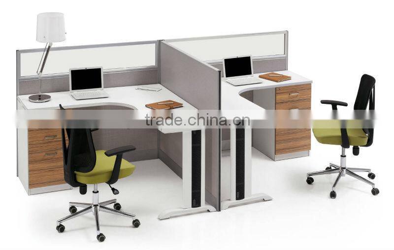 Modern design New Style 30mm thickness fabirc Modular Office partition workstation furniture F001