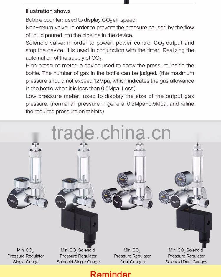 Distributors wanted Chihiros aquarium co2 pressure regulator 330-3202