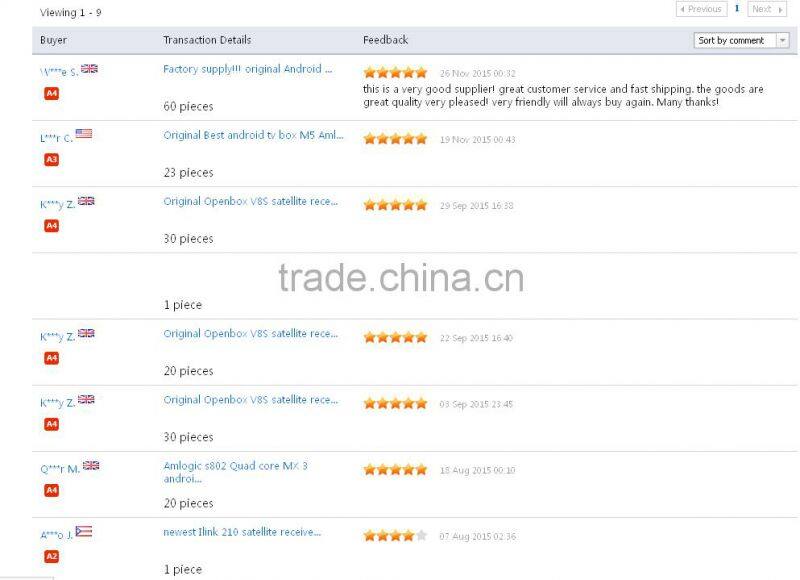 2016 K1 Plus Android 5.1 tv box amlogic s905 tv box 1G+8G android tv box k1 plus quad core kodi preloaded