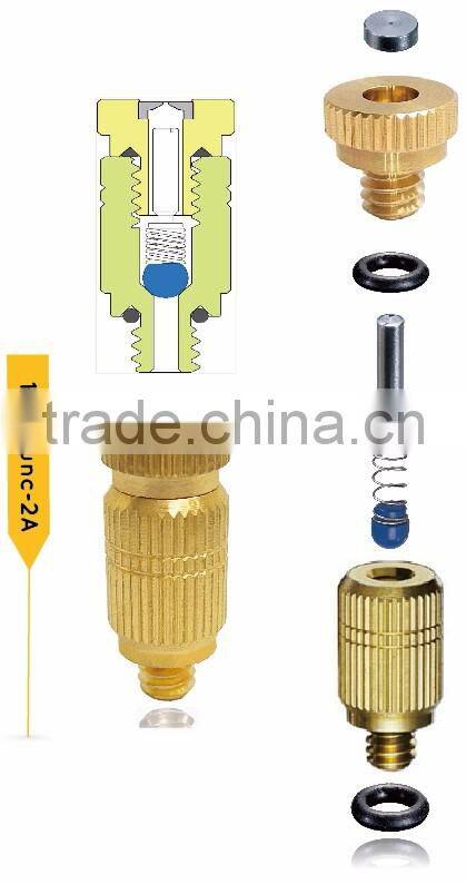 High and Low Pressure Cleanable Anti Drip Brass Water Spray Nozzle