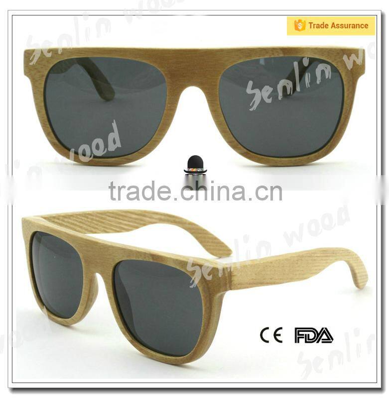 2015 hottest sale Wooden Sunglasses Designer 100% Wooden Sunglasses Wholesale & UV 400