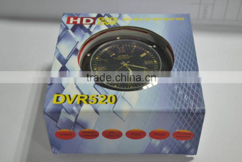 Roma Alarm Hidden Clock Camara Mini hidden dvr clock camera