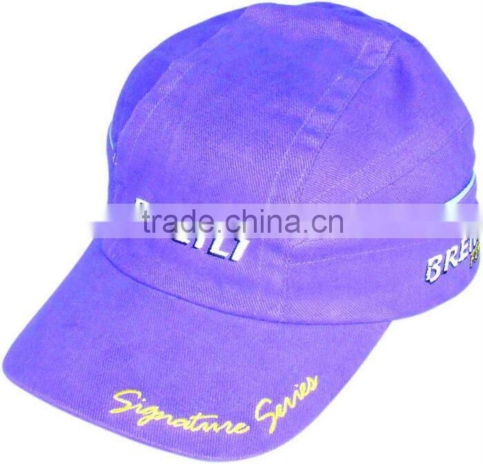 100% polyester or cotton cycling cap, bike cap