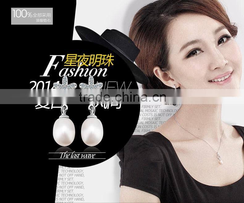 2015 Wholesales earrings pearl Y20200