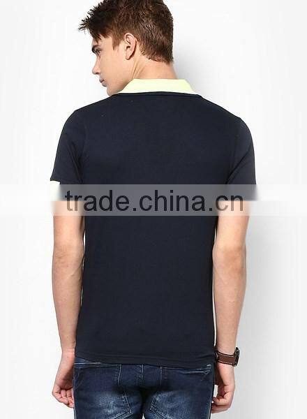 Latest design special collar cotton multicolored custom polo shirt mens