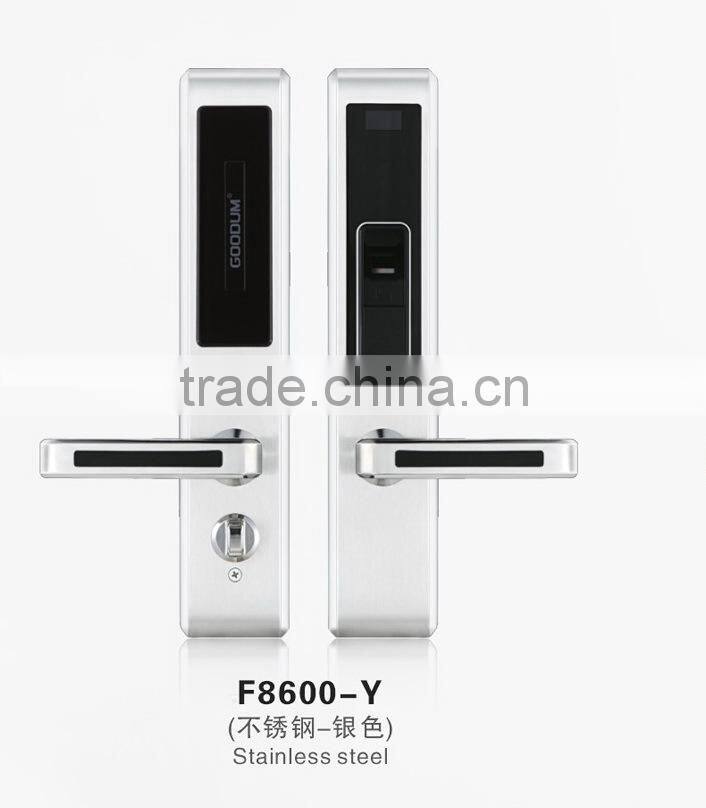 fingerprint password electronic door lock with smart card ,remote control