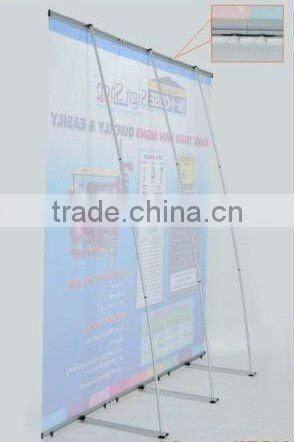 aluminum L banner stand,fixed banners
