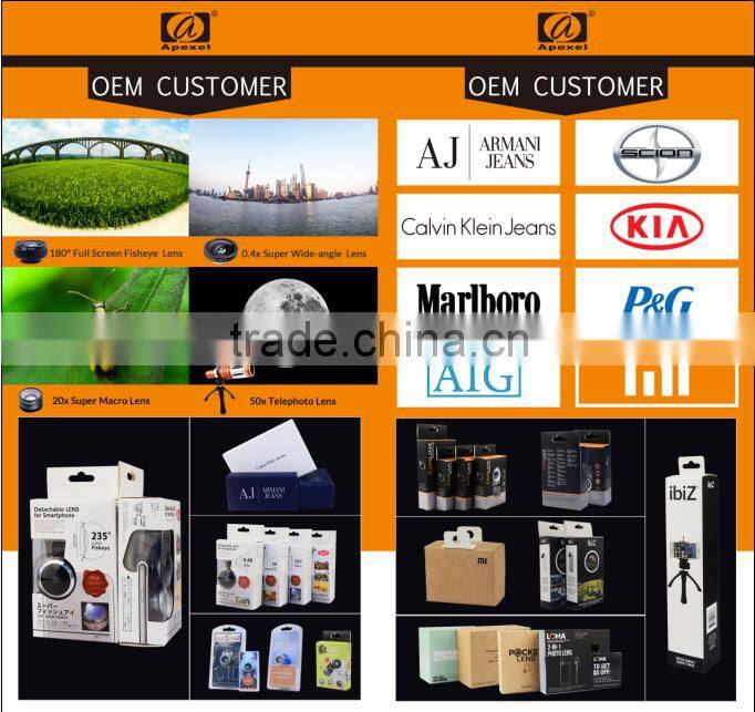 external camera lens kit for mobile optical universal smartphone 12x telescope 180 fisheye lens