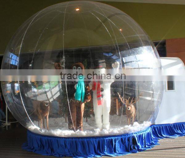 Top quality cheap airblown inflatable snow globe