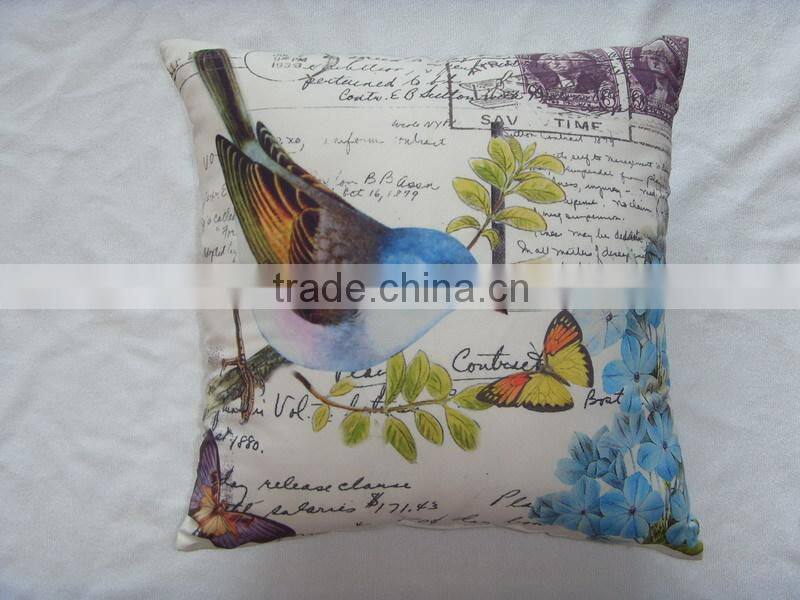 Christmas Red Bird Photo Print Cushion Covers