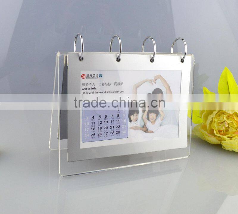clear acrylic cheap usefull calender beautifull holder wholesale