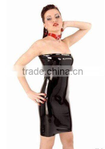 100%handmade natural Latex catsuit Latex dress