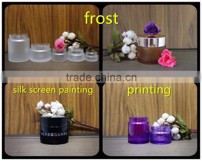 100ml glass jar with cosmetic jar glass for glass storage jar GJ605R