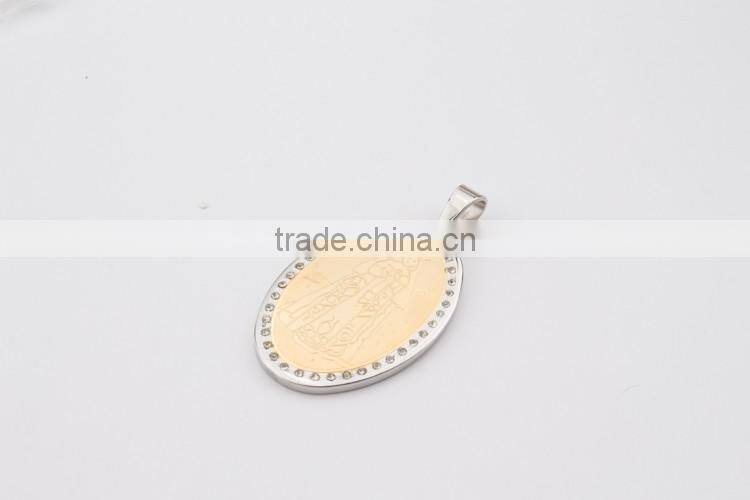 316l stainless steel pendant chrm Virgin Mary pendant