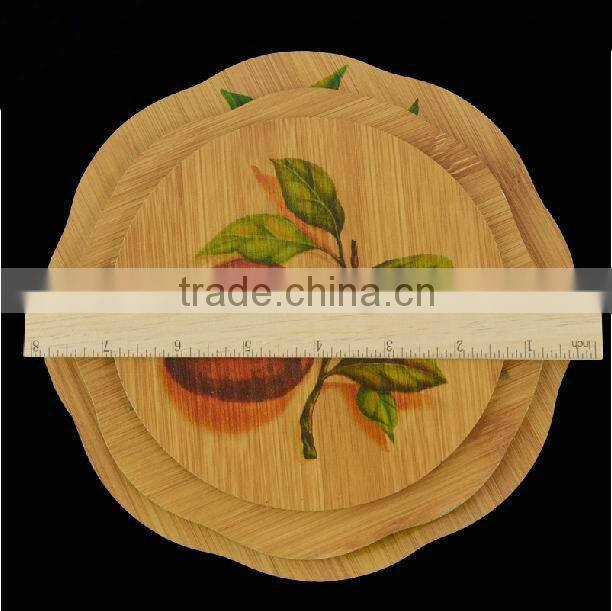 Hot Sale Bamboo Table Mat with Chinese History Pattern