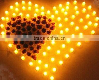 2015 New Products Cheap Color Changing Wax Flickering Led Pillar Candles