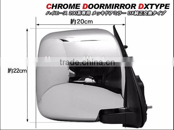 Toyota hiace body kits electroplating toyota hiace side mirror