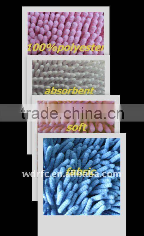 Fabric& chenille fabric (can be usde to making glove,carpet etc.)