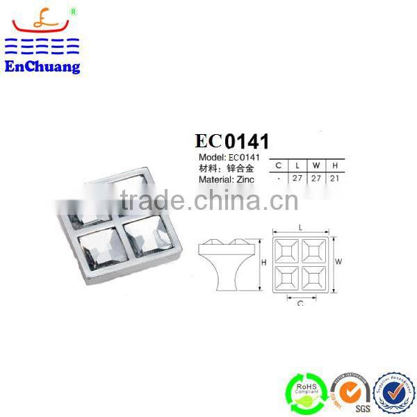 zinc alloy crystal rhinestone furniture handles