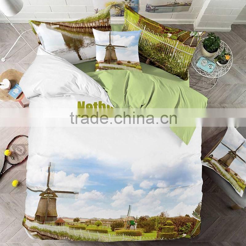 Duvet cover 100% cotton digital printed,3D bedding cover