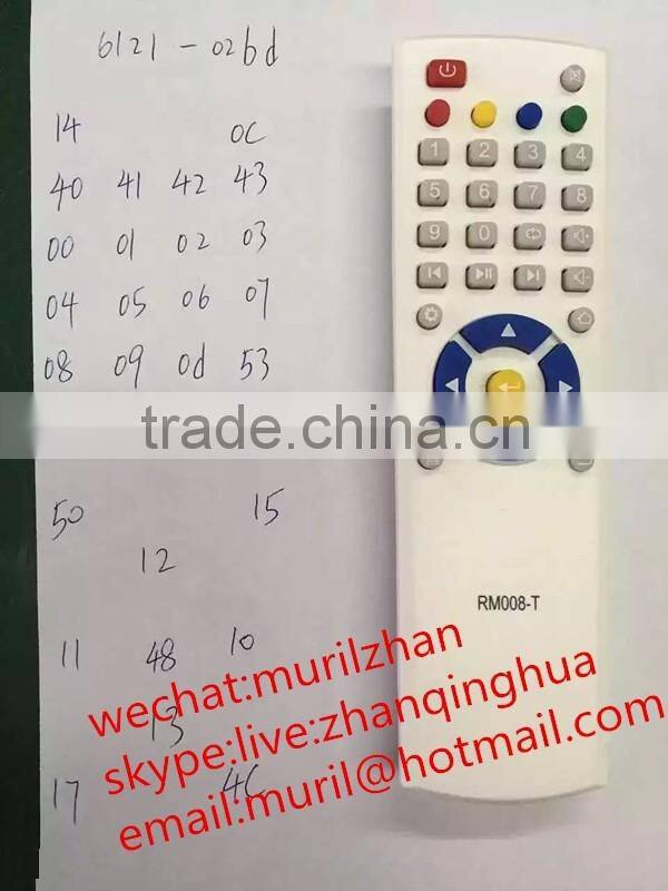 High quality Gray 31 Keys RM008-T REMOTE CONTROL TV CARD with code picture