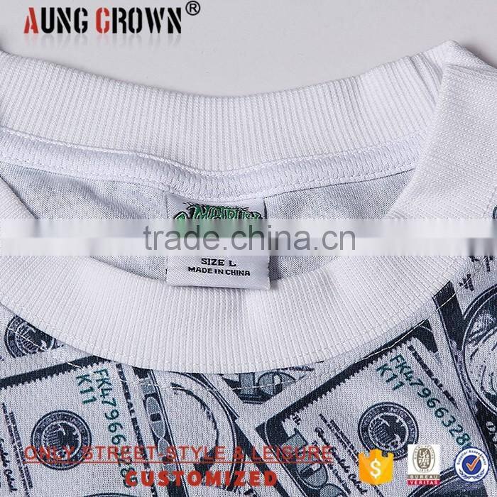 Custom Made 100% Cotton Bulk T Shirt Sales Casual Style Cheap