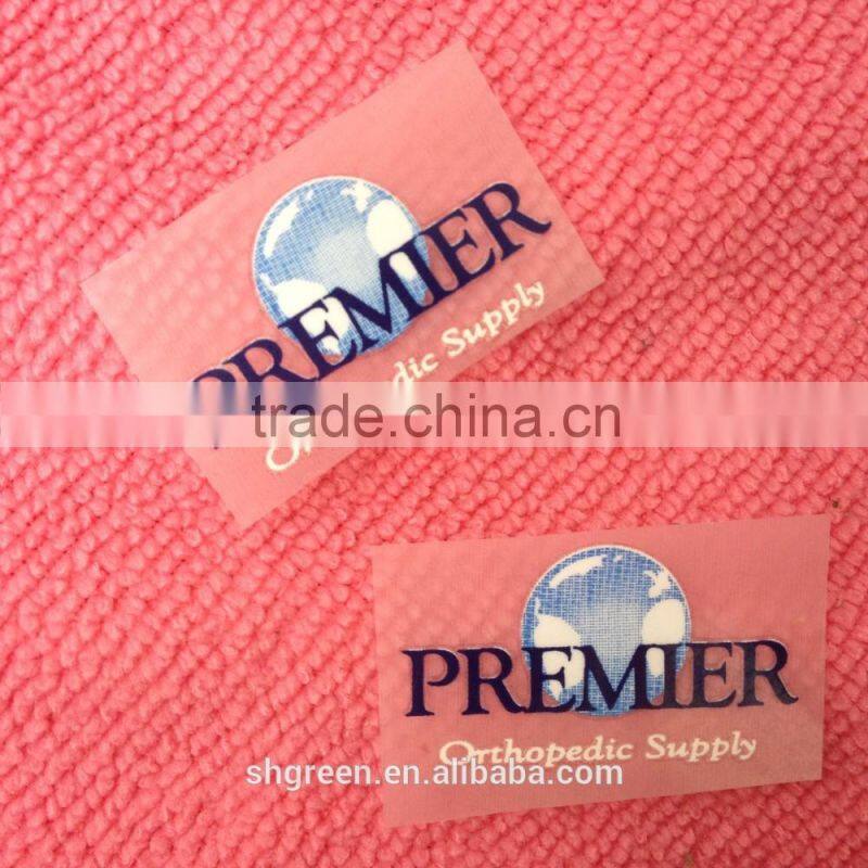 PET film heat seal,hot pressed transfer label for t-shirt