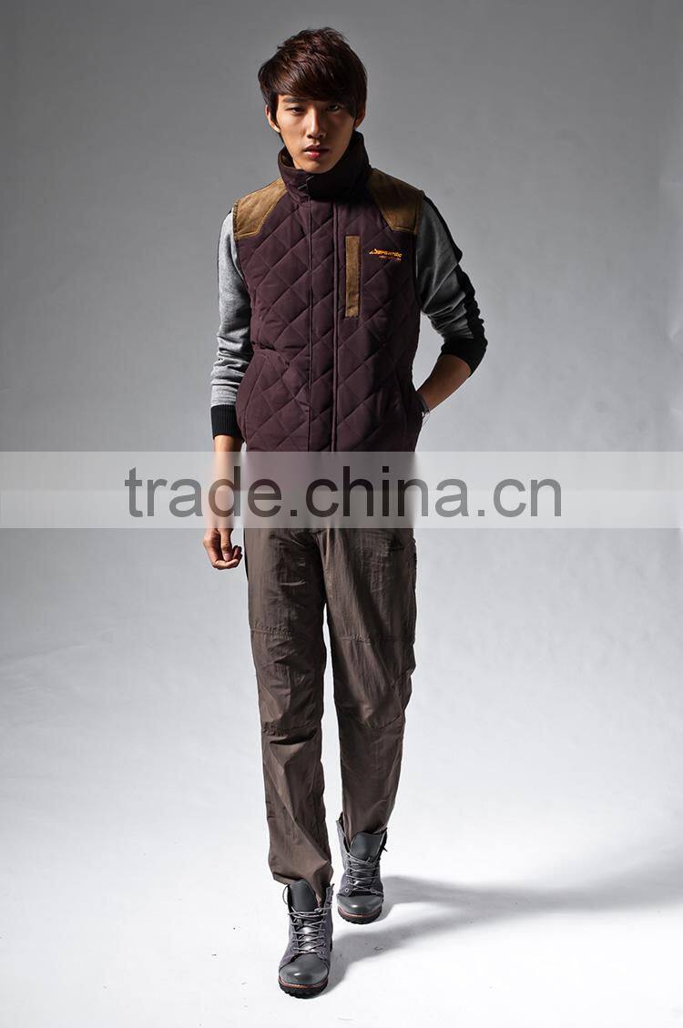 Latest designer waistcoats name brand waistcoats men winter warm vest