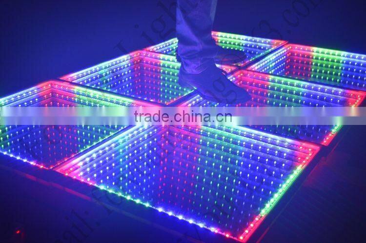 Wedding Decoration Magic 3D Toughened Floortile 5050 LED Dancing Floor Light