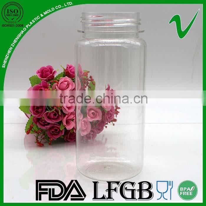 Food grade transparent sport water 700ml PCTG plastic bottle for drinking