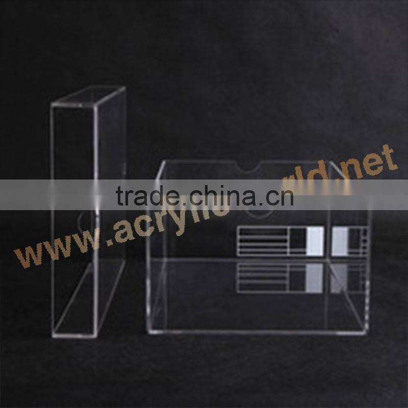 Crystal clear acrylic shoe display box